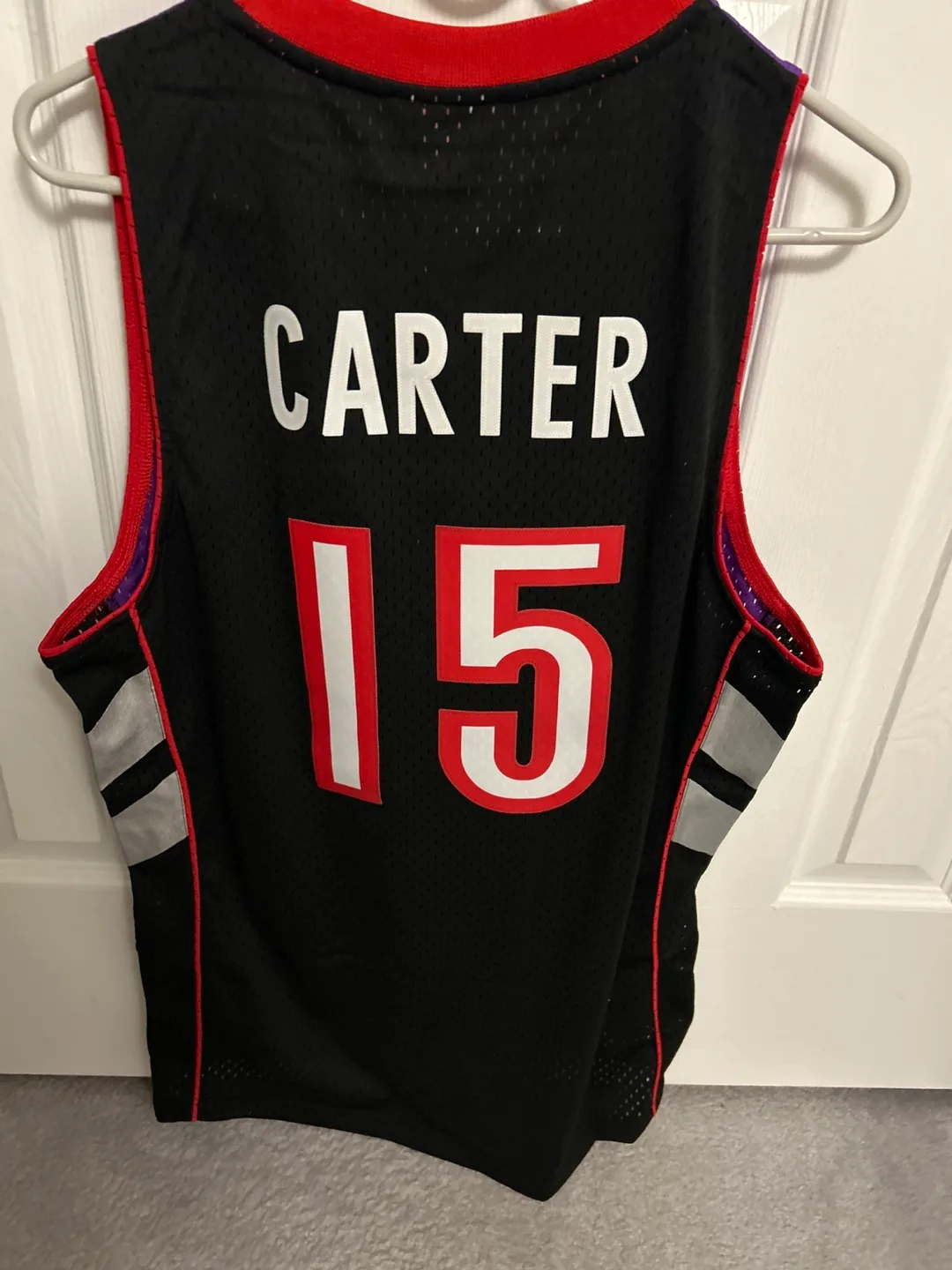 Toronto Raptors Vince Carter Hardwood Classics Jersey Size M image indicator(2)