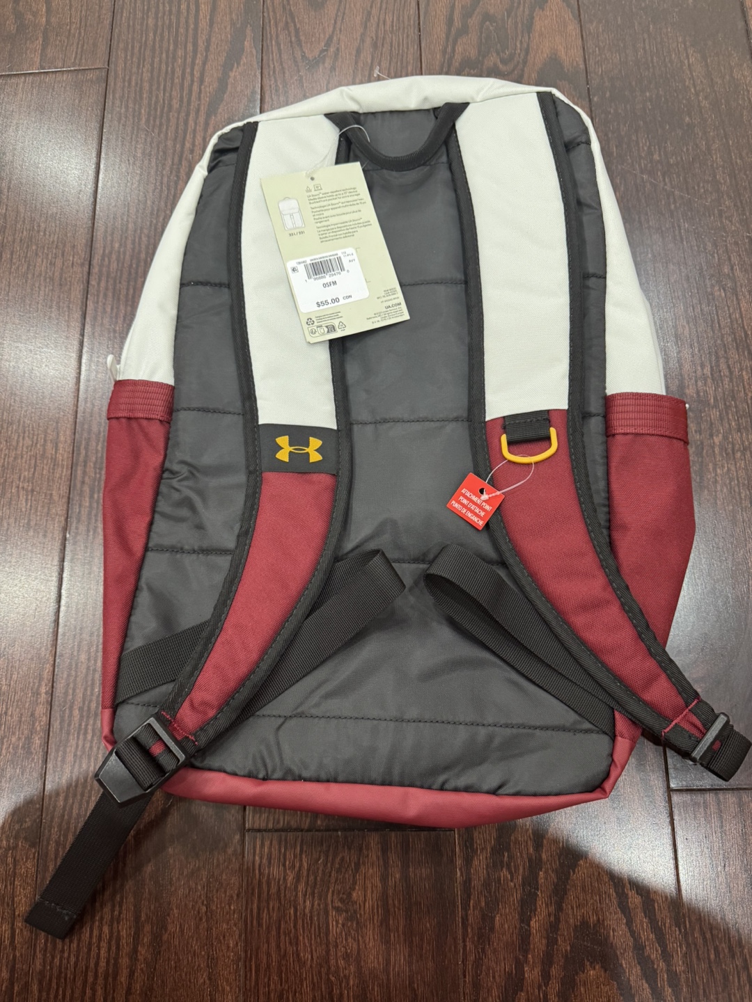 UNDER ARMOUR BACKPACK WITH 15 INCHES LAPTOP SLEEVE NEW - photo 3