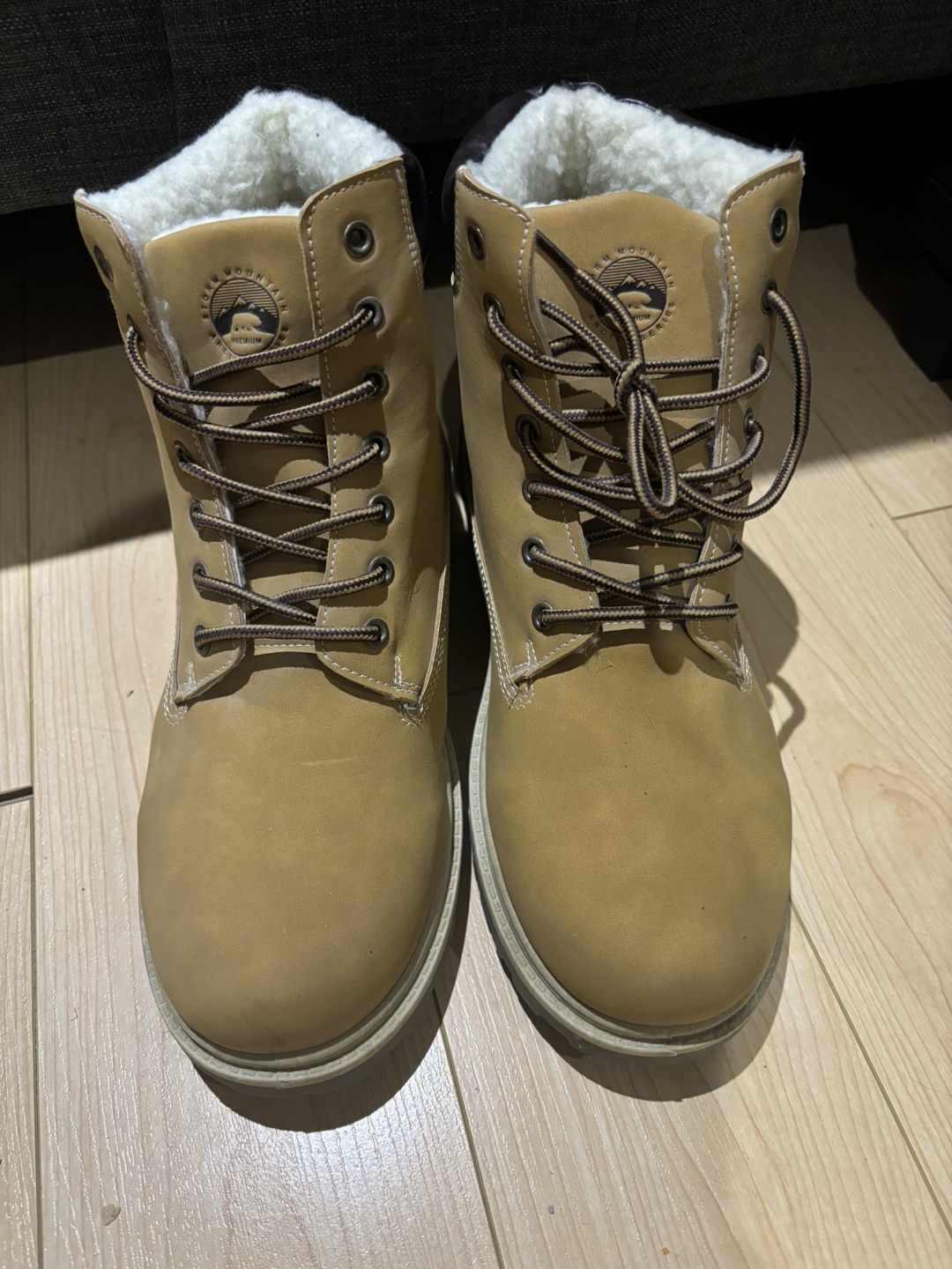 Men's Tan Winter Boots