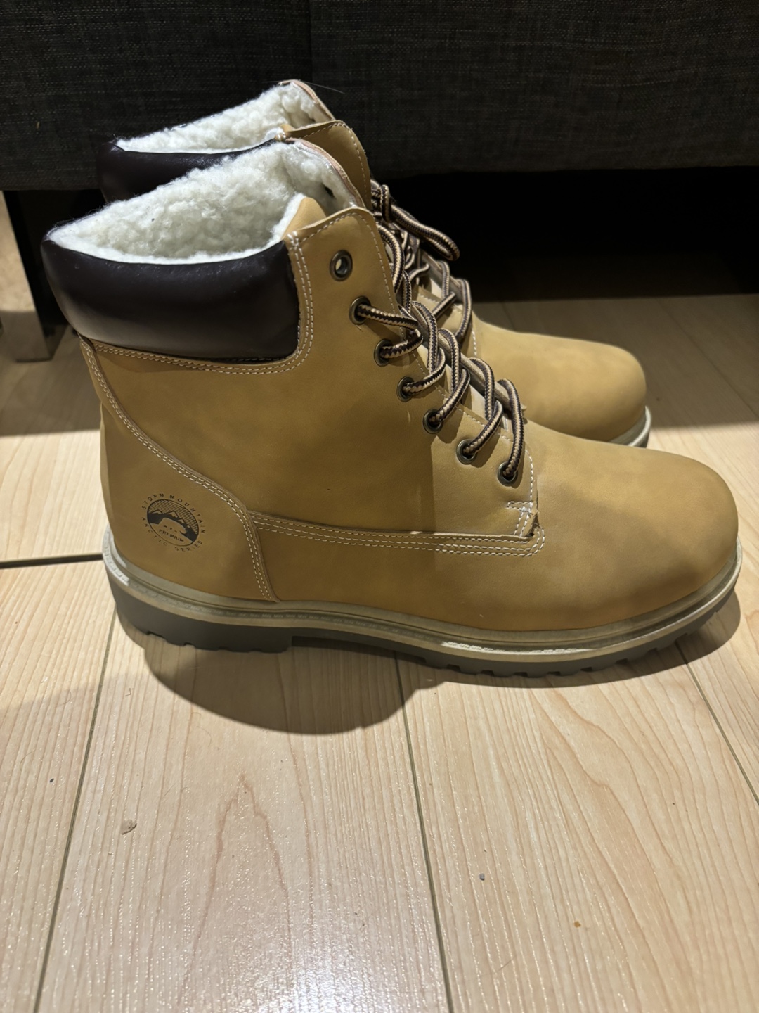 Men's Tan Winter Boots - photo 4