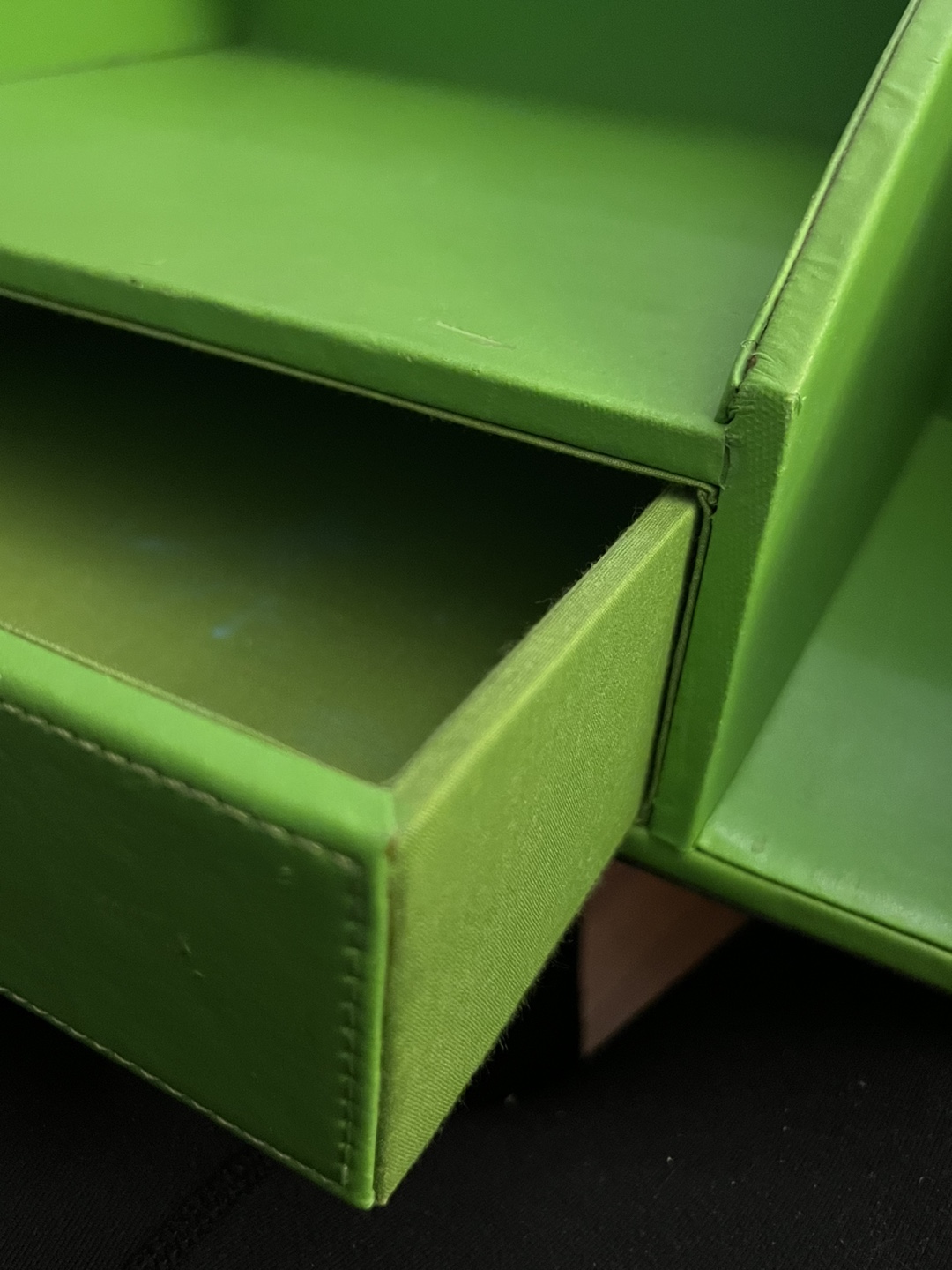 Green Desk Organizer with Drawer - photo 4