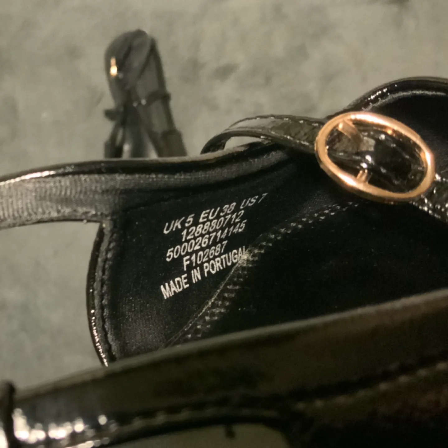 ASOS Slingback Flats with Gold Buckle image indicator(3)