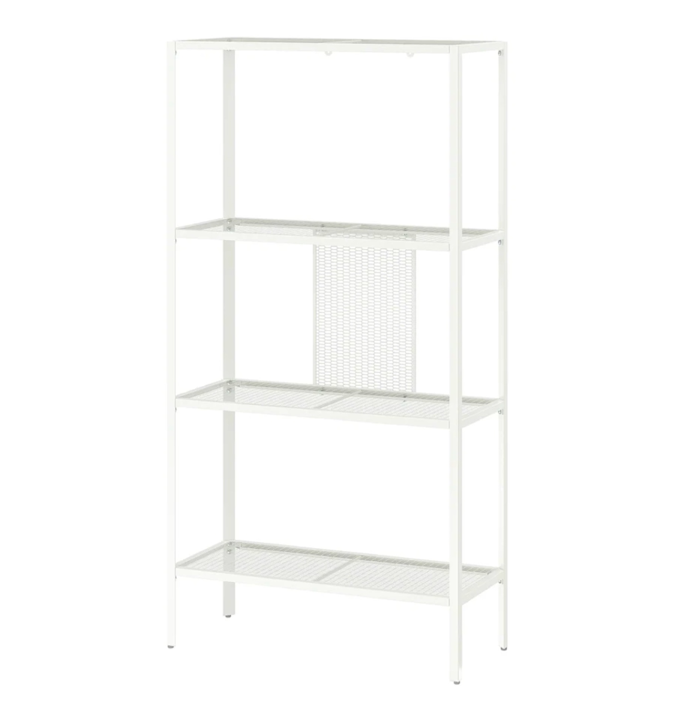 IKEA White Metal Shelf Unit - photo 2