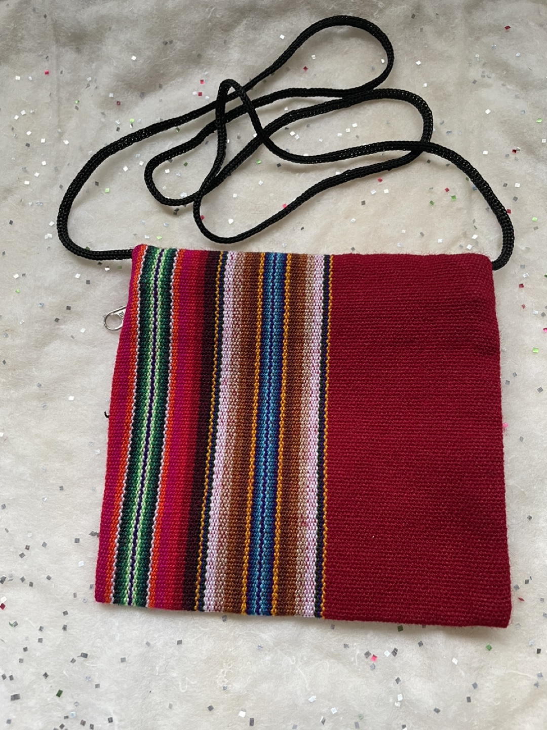 Striped Handwoven Mini Crossbody Bag - photo 2