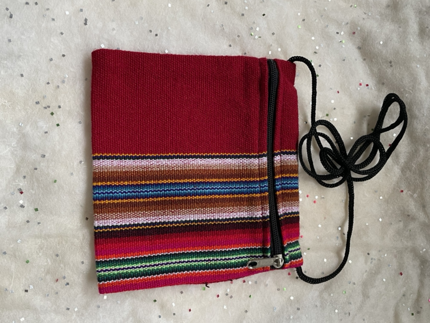 Striped Handwoven Mini Crossbody Bag - photo 3