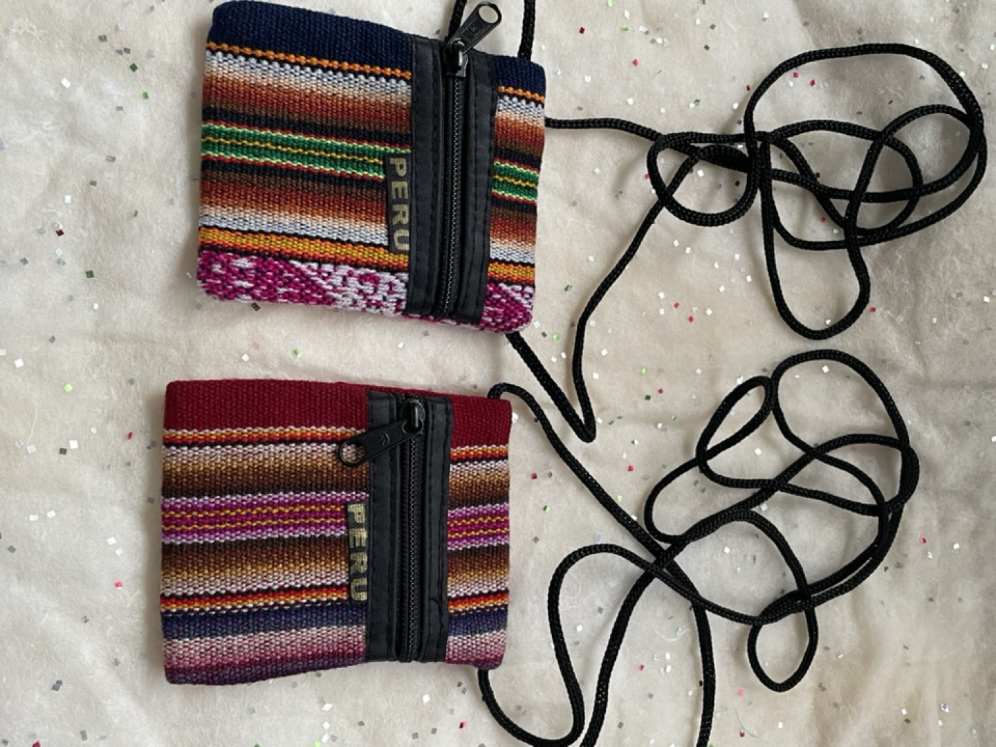 Two Peruvian Woven Mini Bags - photo 3