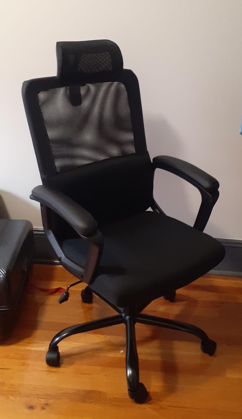 Ergonomic Office Chair with Headrest and Adjustable Height