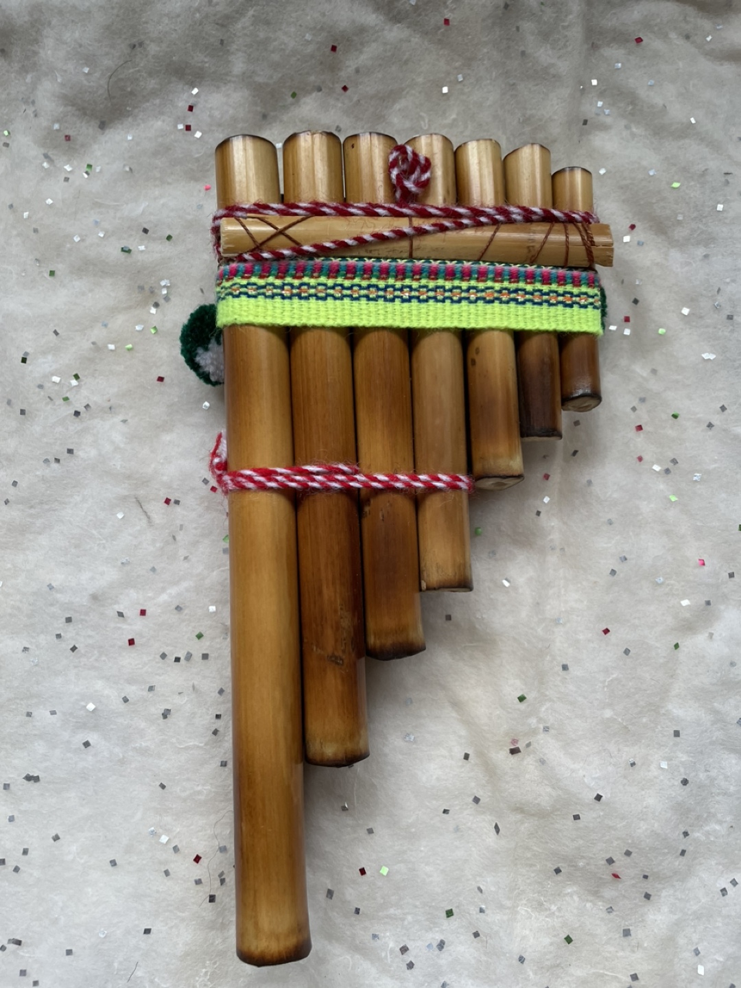 Wooden zampoña