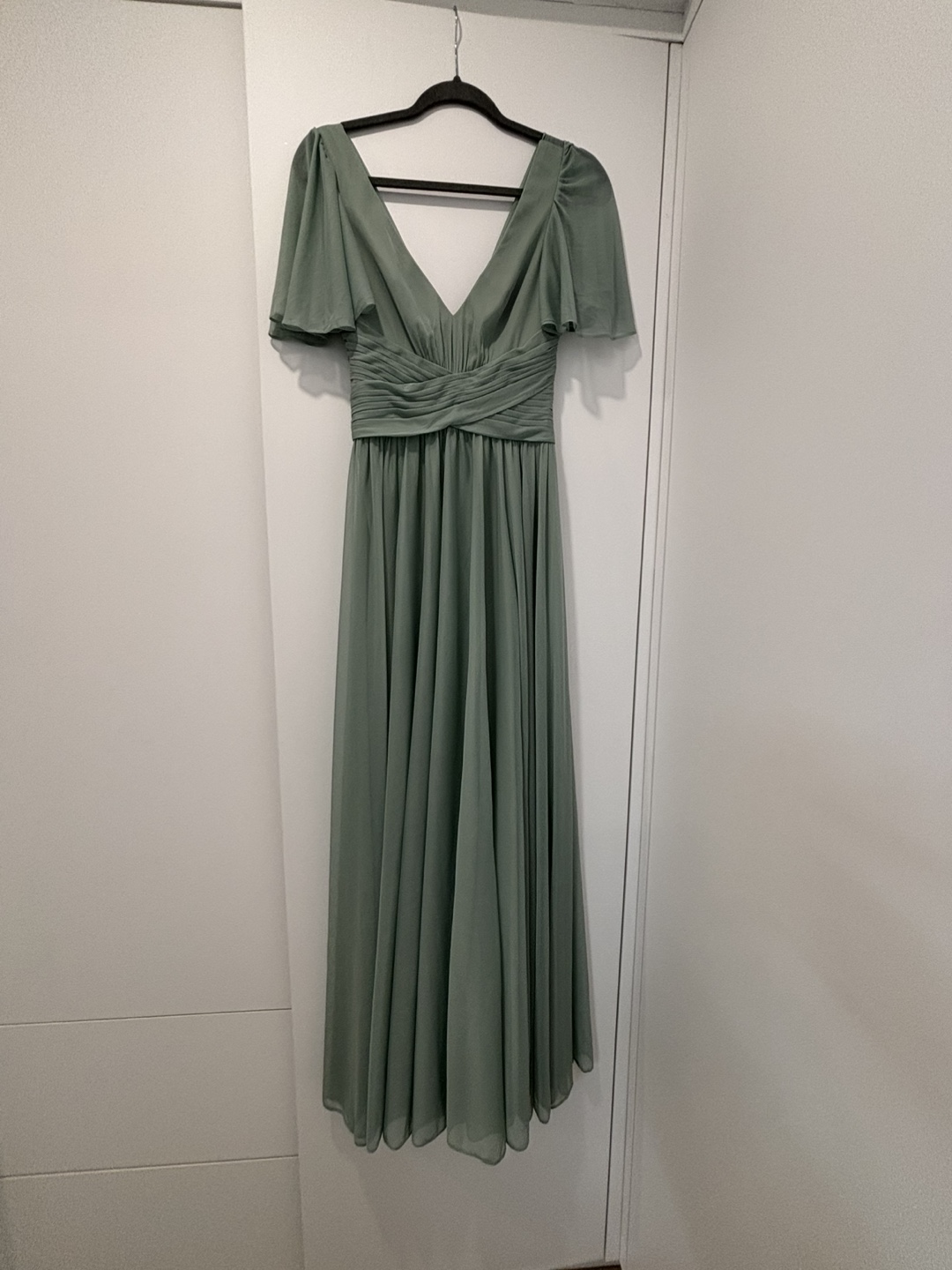 DB Studio Celebrate Green Chiffon Dress Size 0