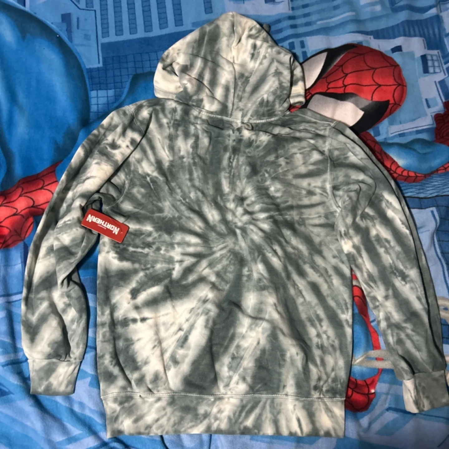 NEW Tie Dye Unisex Heavy Cotton Hoodie - Medium image indicator(5)