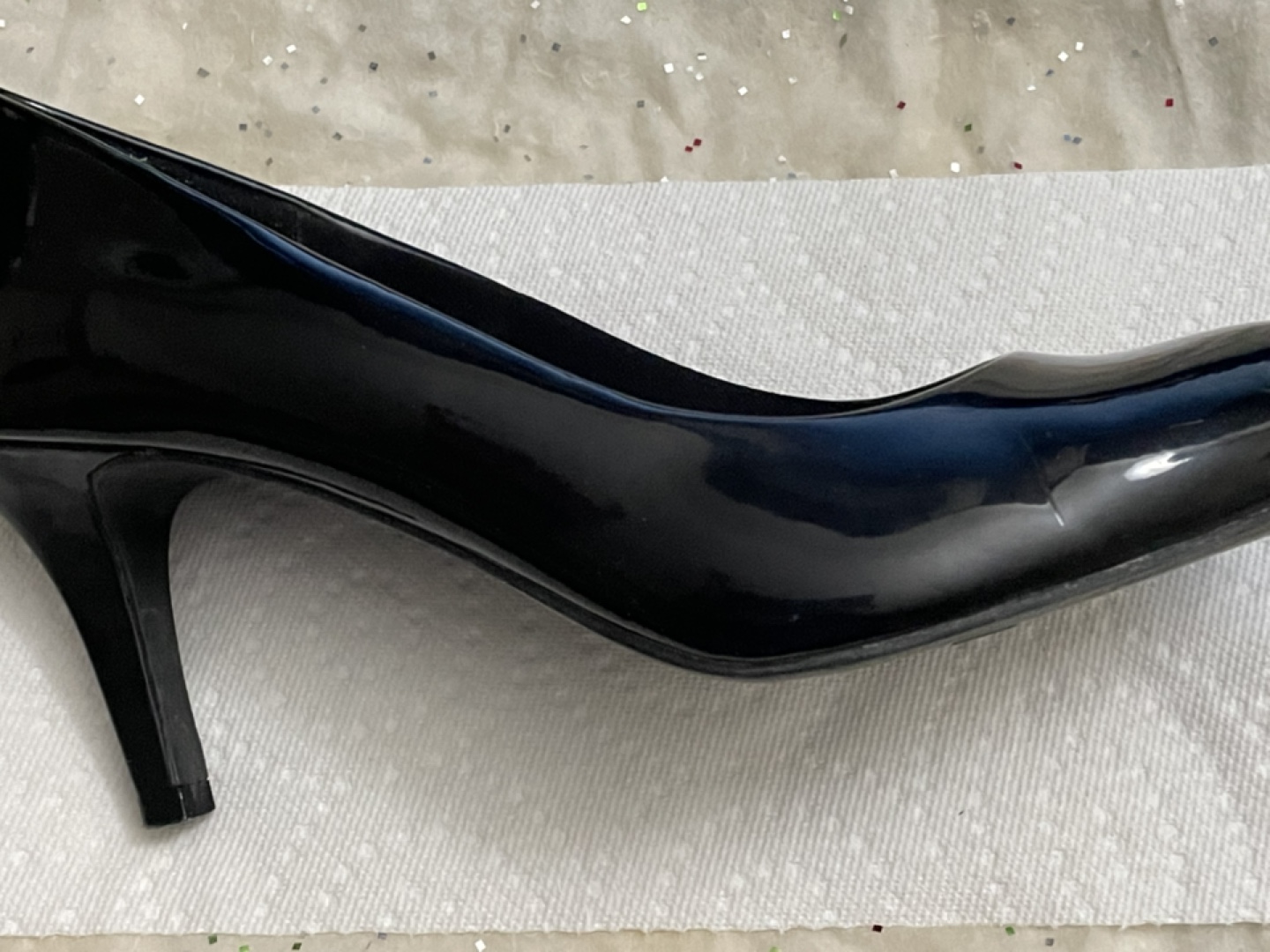 Black Patent Leather Pumps
