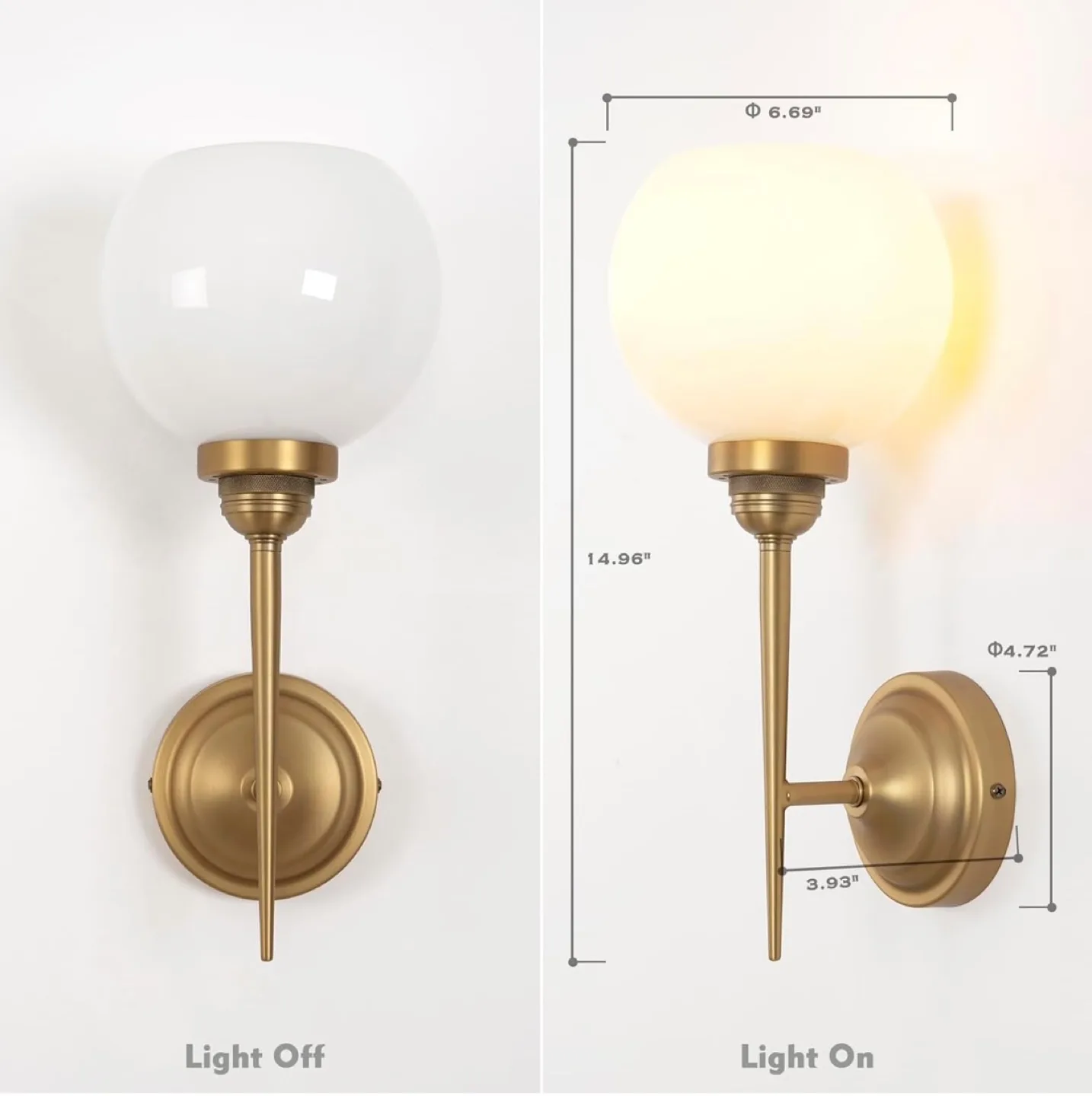 Cordless Rechargeable Wall Sconces Set of 2 image indicator(5)