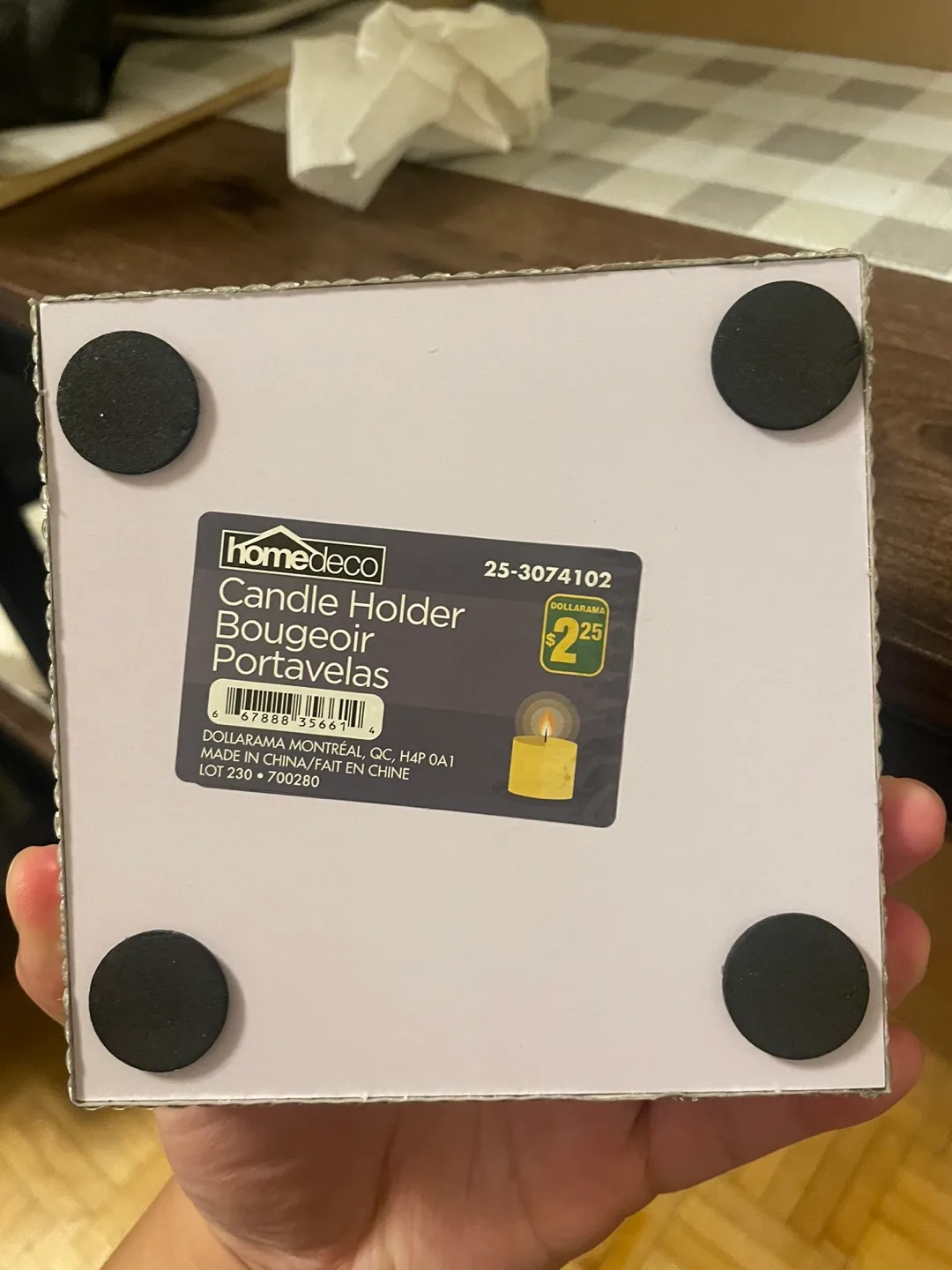 Silver Rhinestone Candle Holder image indicator(3)