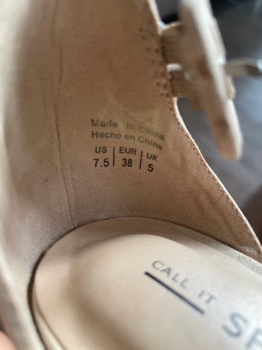 Call It Spring Nude Heels image indicator(3)