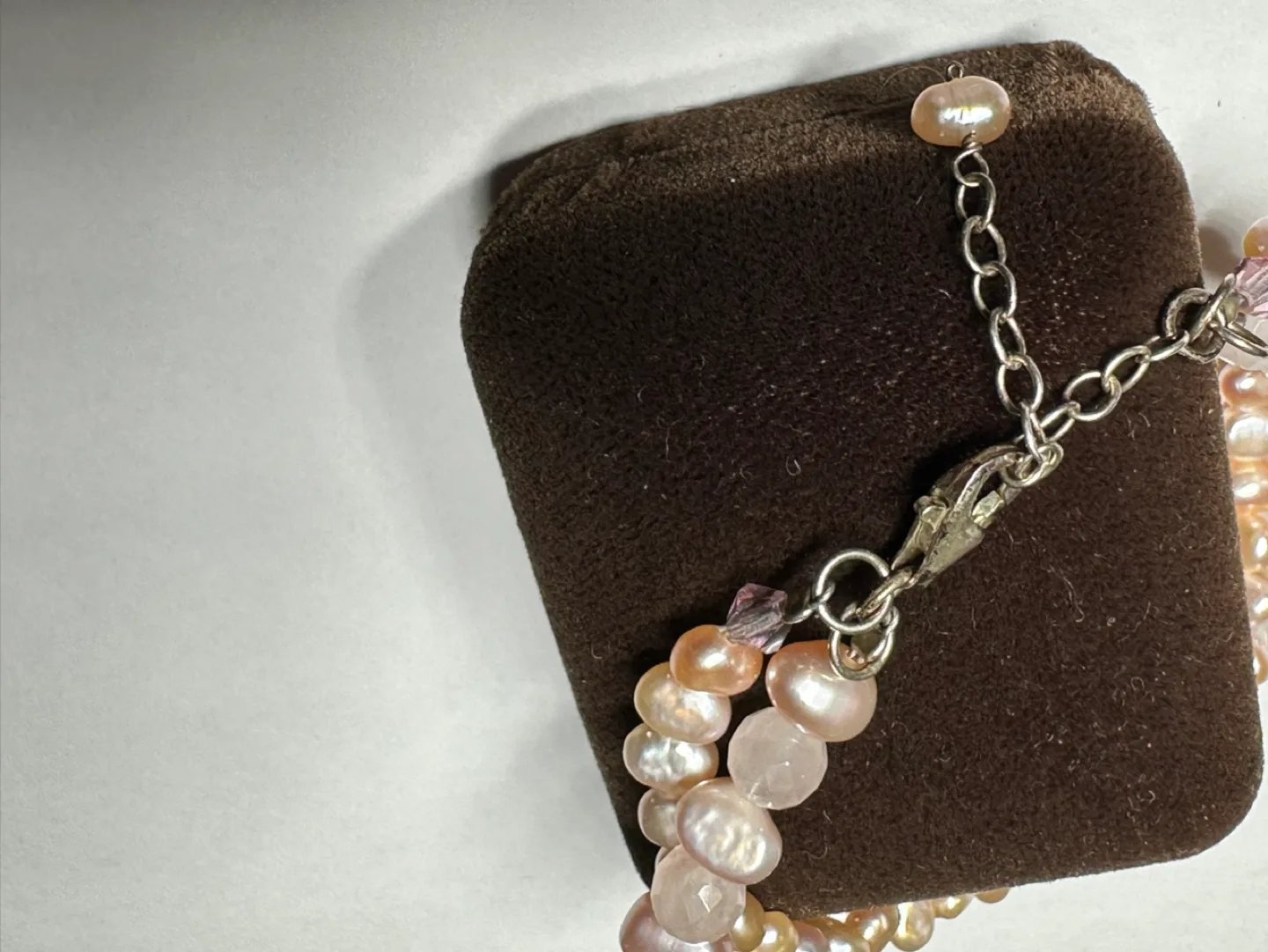 Pink Pearl and Rose Quartz Bracelet image indicator(3)