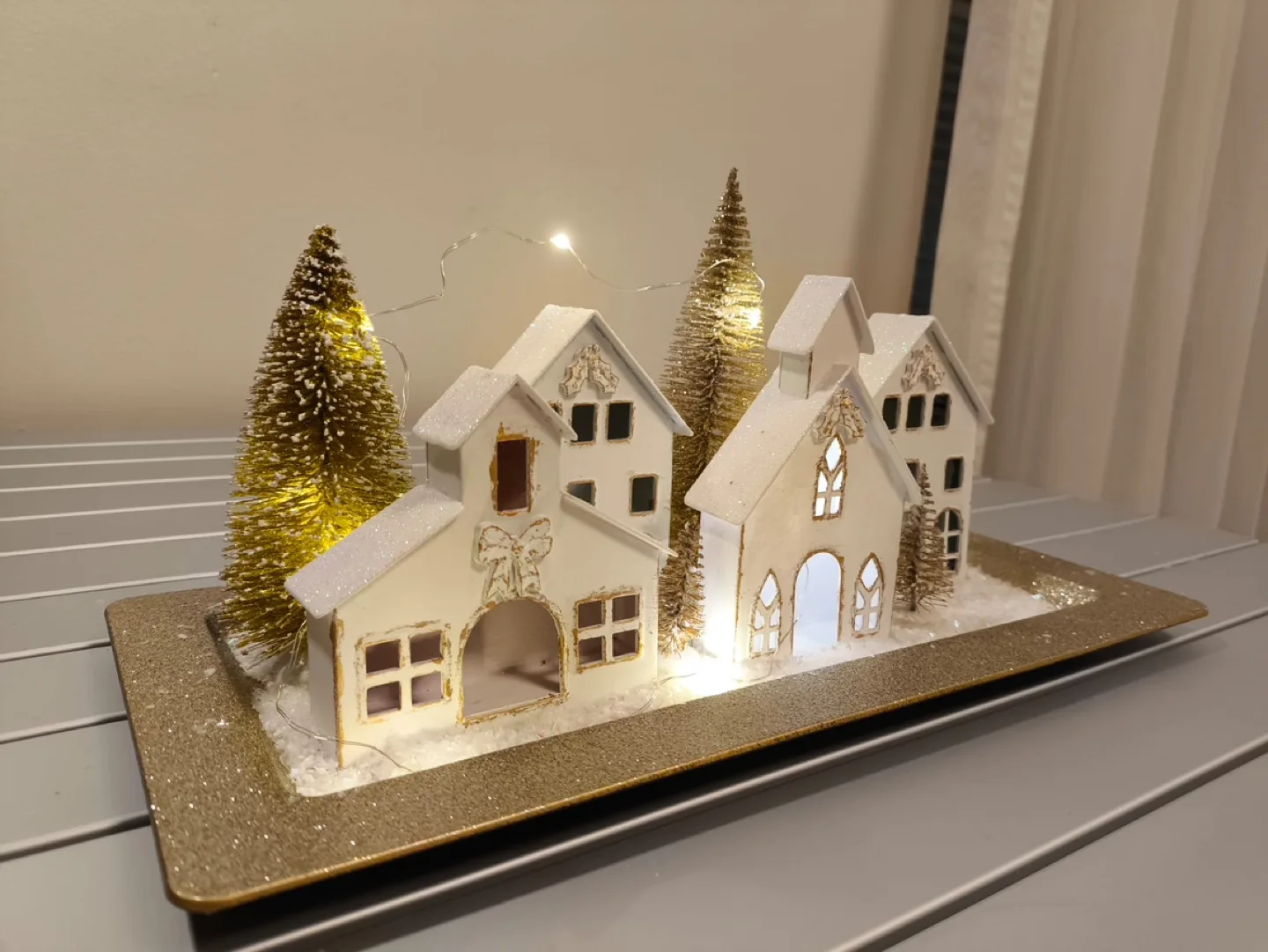 Christmas Village Decoration handmade image indicator(3)