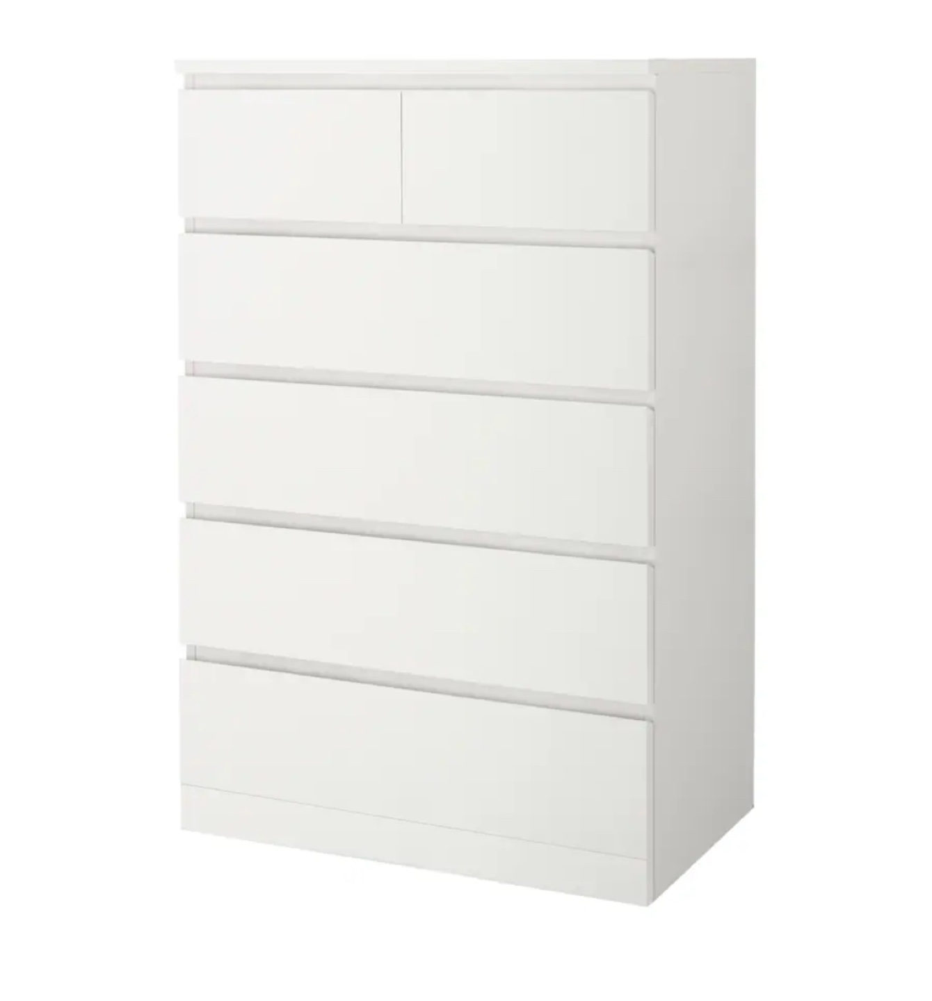 IKEA MALM Chest 6 Drawers Dresser