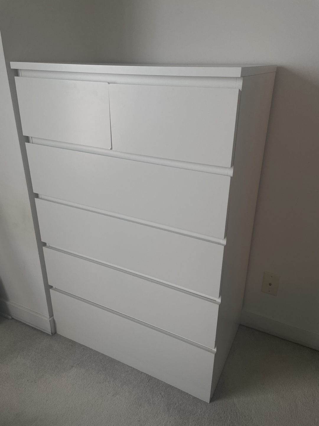 IKEA MALM Chest 6 Drawers Dresser - photo 4