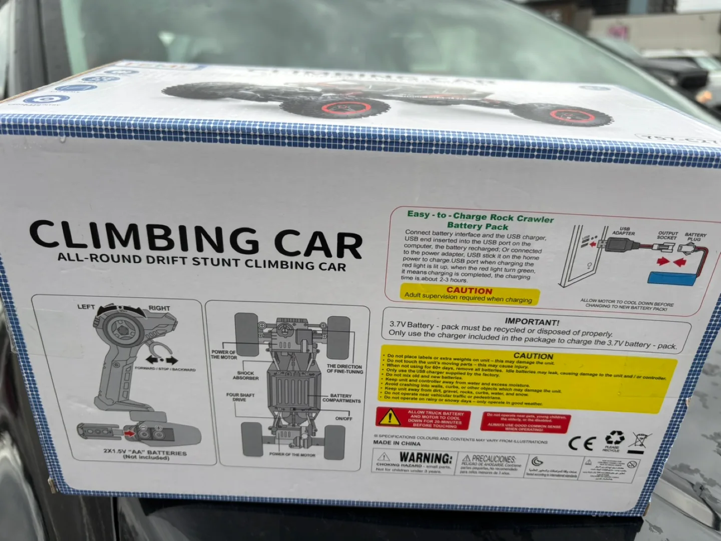 Brand new Remote Control Rock Crawler Climbing Car image indicator(2)