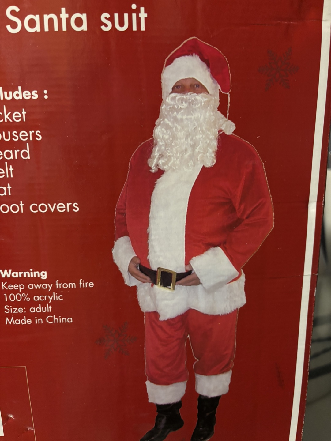 Santa Suit …one size