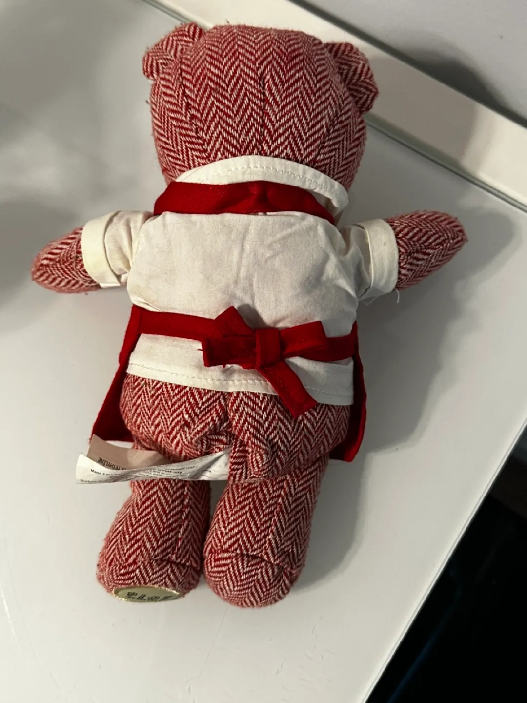 Starbucks 2016 Red and White Plush Bear image indicator(4)