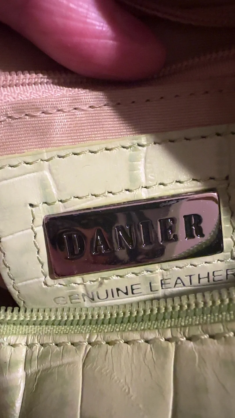 Danier Green Leather Handbag image indicator(2)