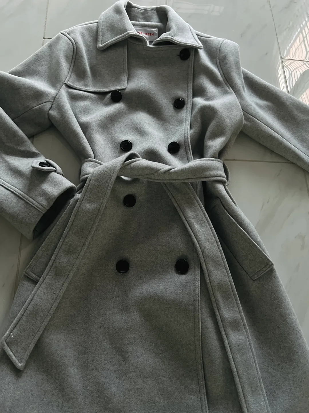 New women’s coat classic grey size medium image indicator(4)