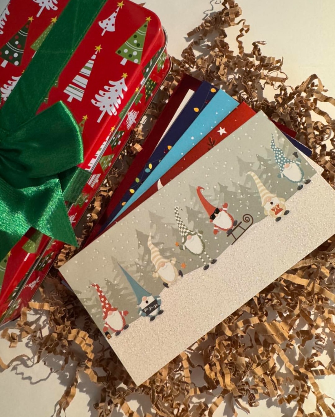 Christmas Cards with Tin Box (5pcs) - photo 2