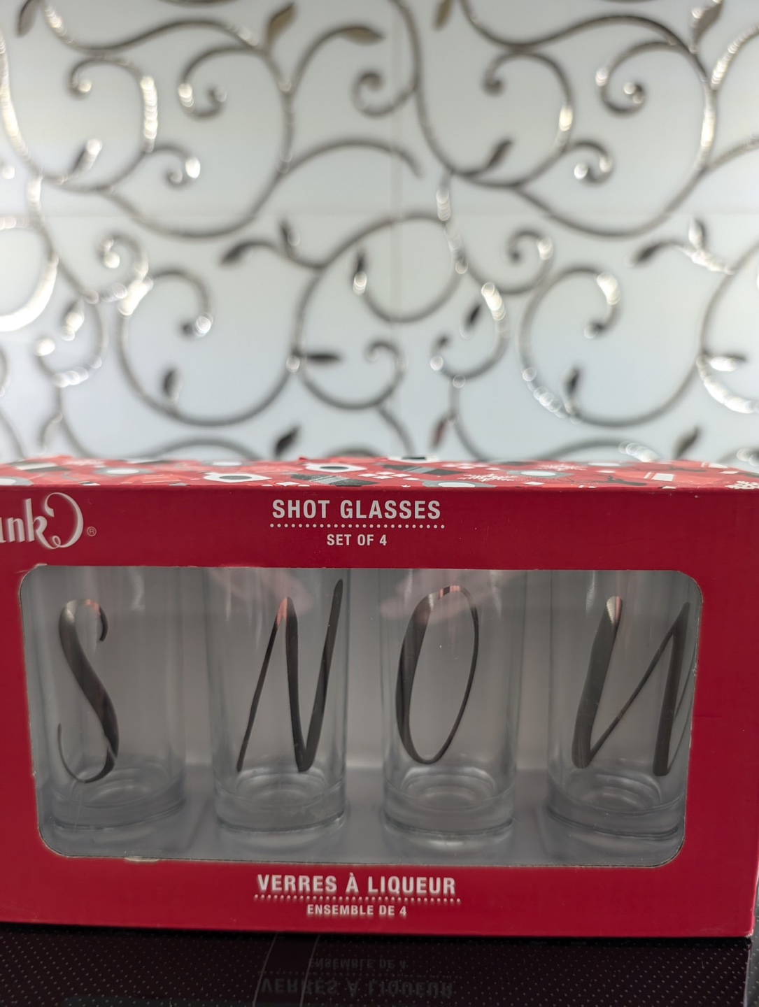 Snow Set of 4 Shot Glasses