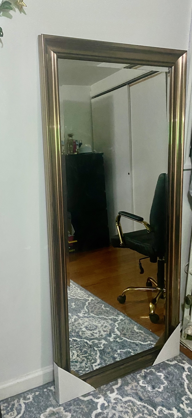 Full Length Mirror with Gold Frame - photo 5