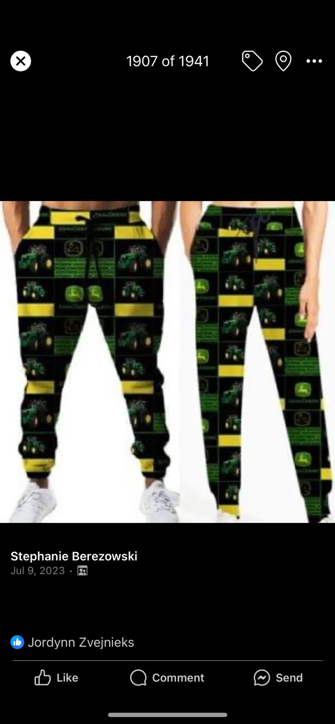 UNISEX DIGITAL John Deere Jogger Pants image indicator(2)