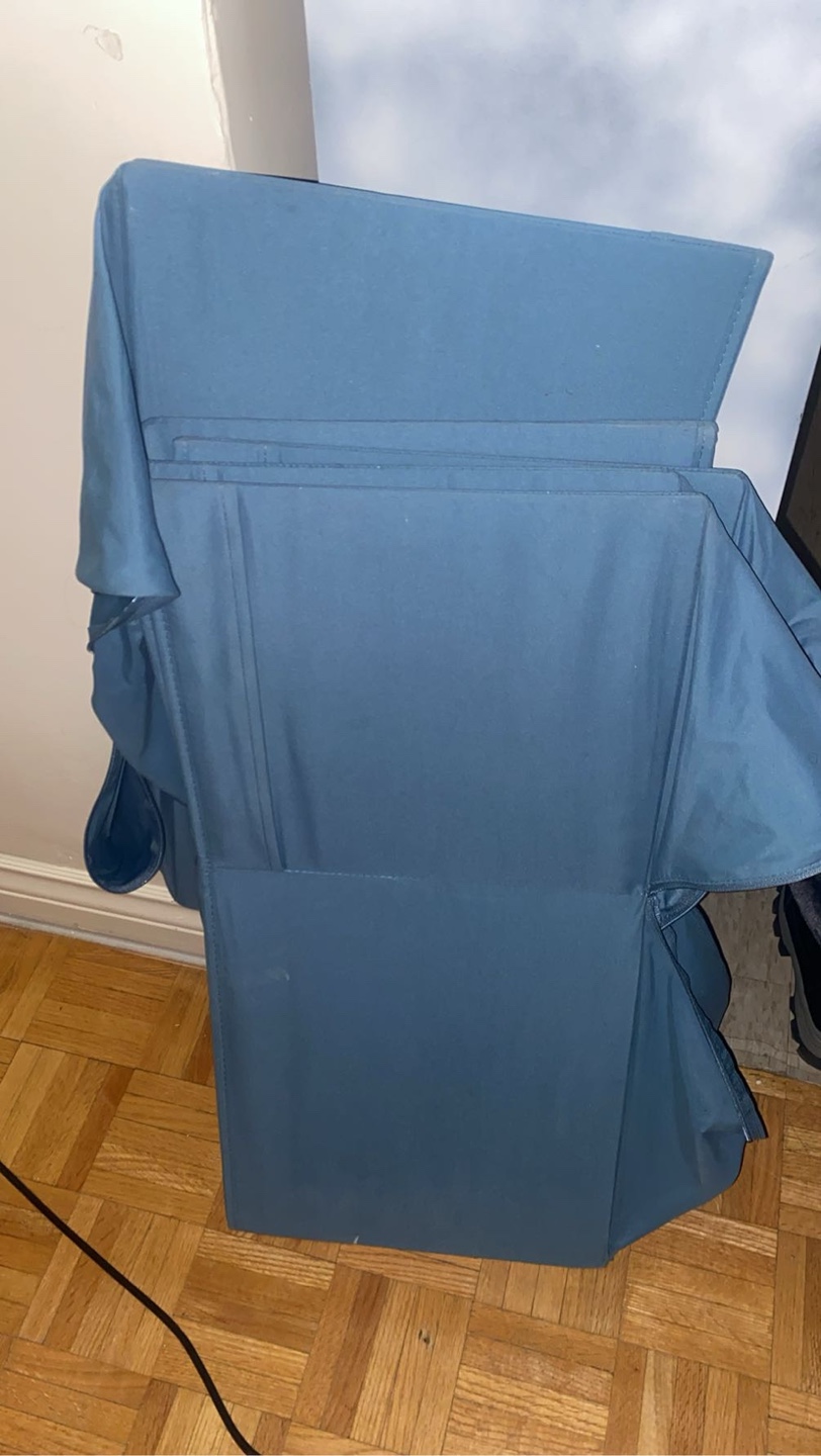 IKEA Blue Fabric Storage Box - photo 2