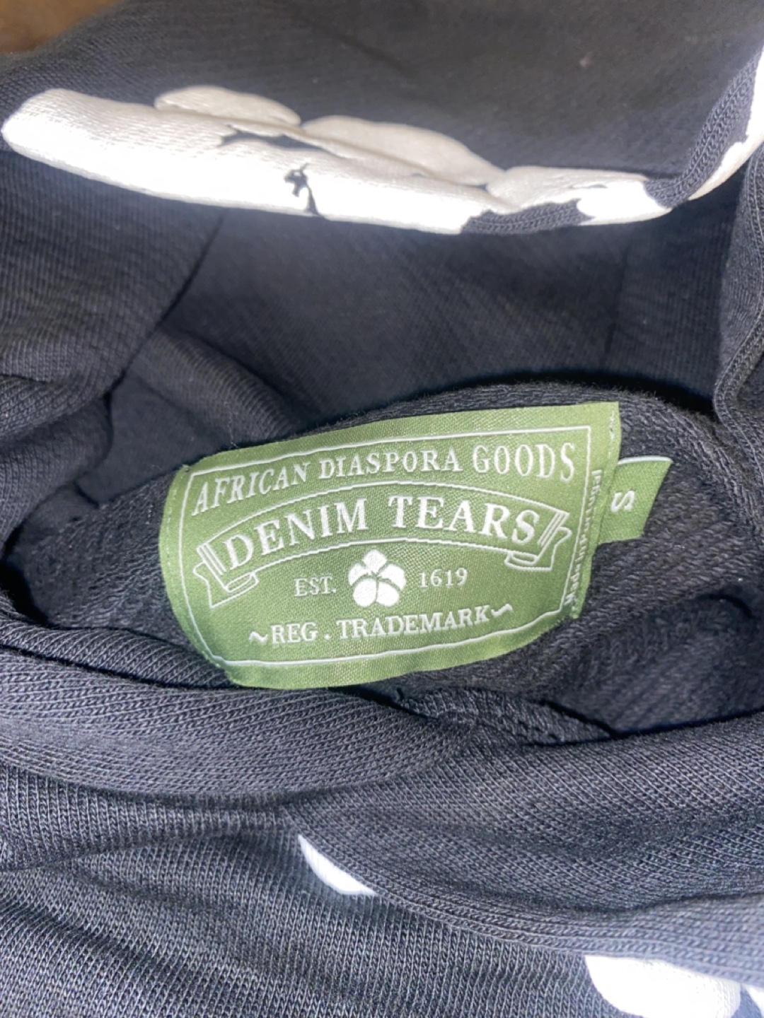 Denim Tears Black Hoodie - photo 4