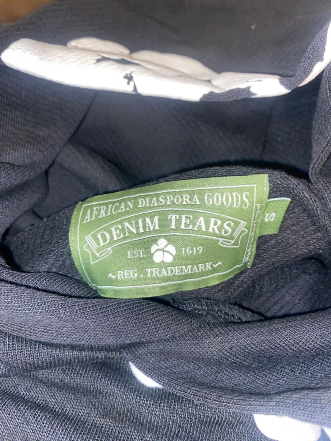 Denim Tears Black Hoodie image indicator(4)