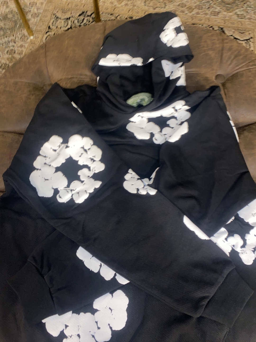 Denim Tears Black Hoodie - photo 3