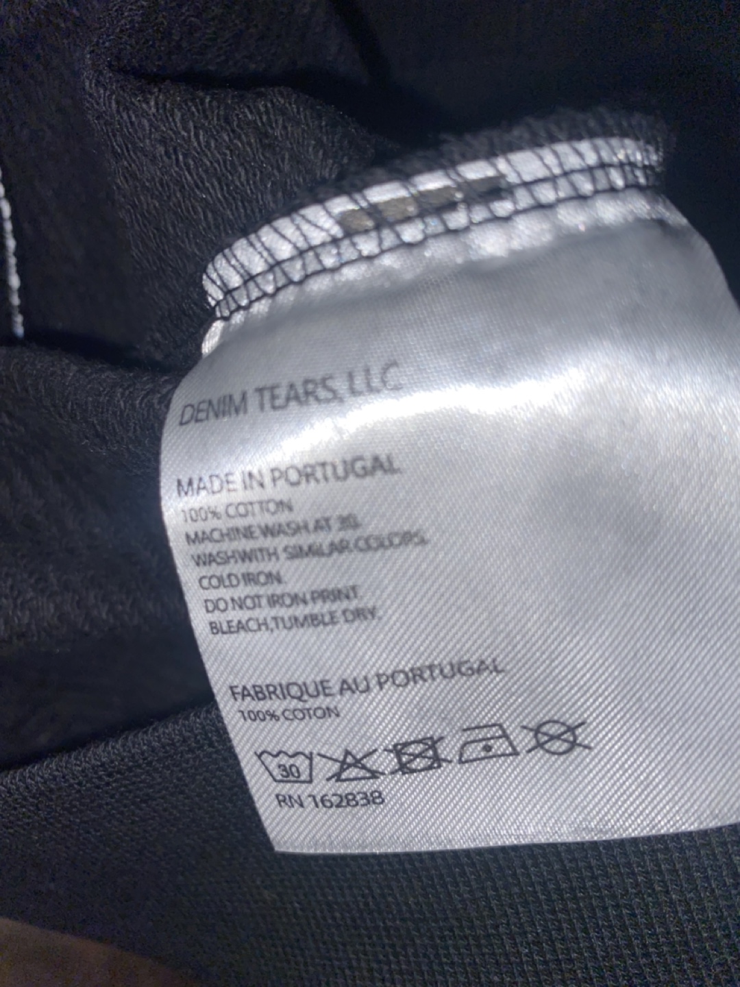 Denim Tears Black Hoodie - photo 5