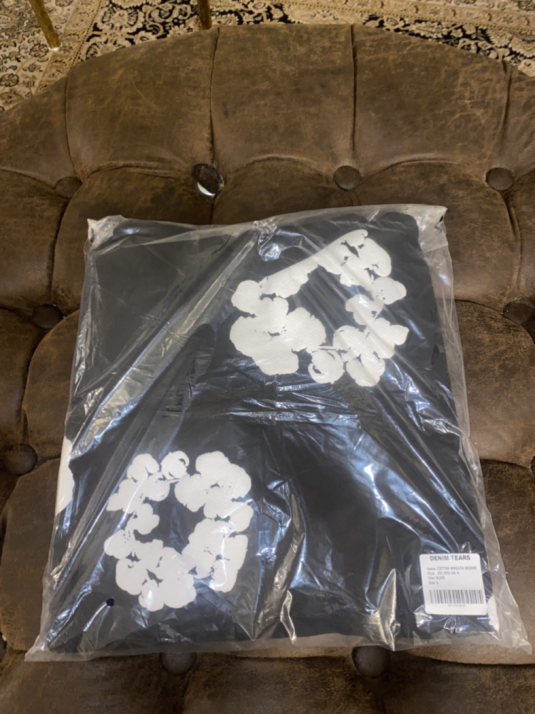 Denim Tears Black Hoodie