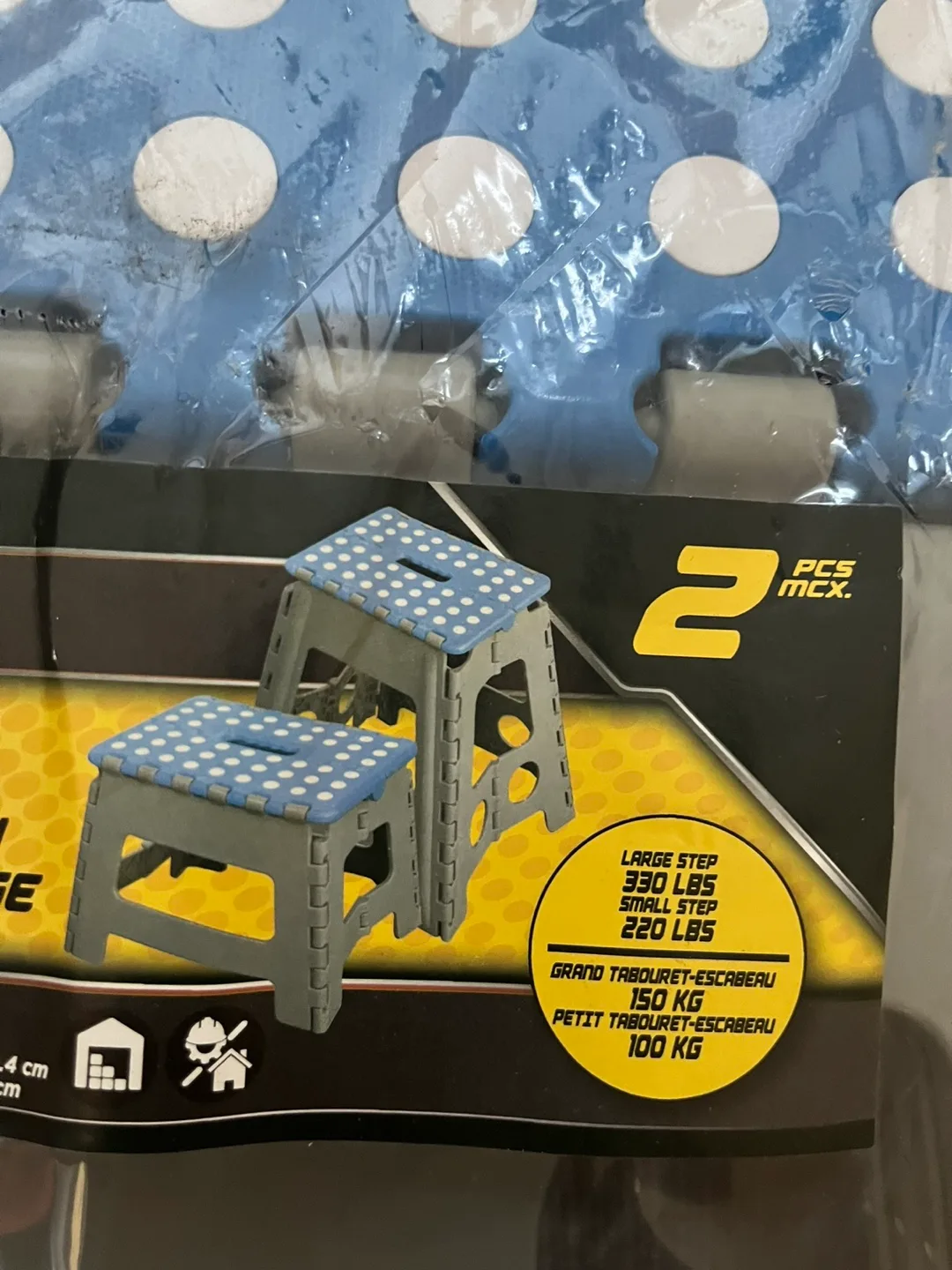 Workcrew Extra Wide Folding Step Stool image indicator(3)