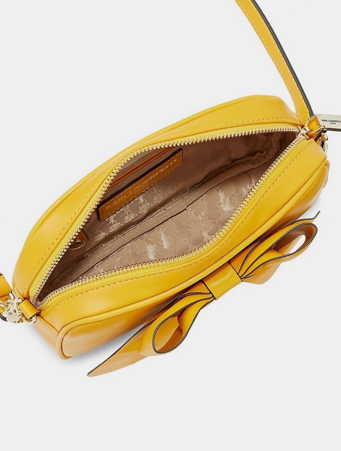 Karl Lagerfeld Yellow Bow Crossbody Bag - photo 5