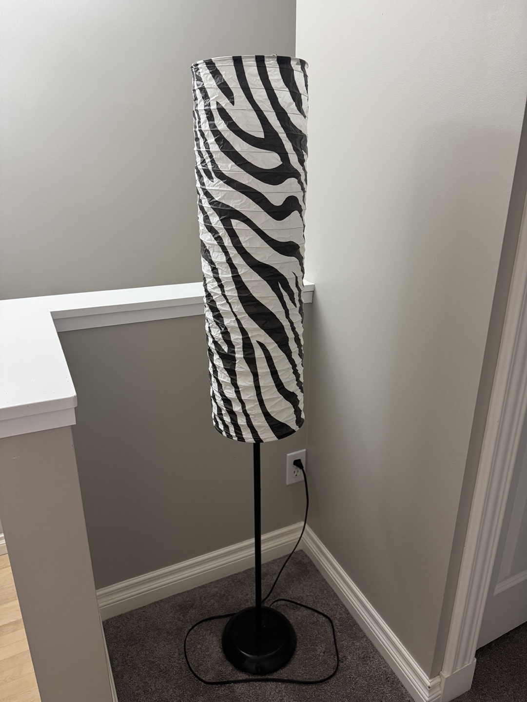 Zebra Print Floor Lamp - photo 2
