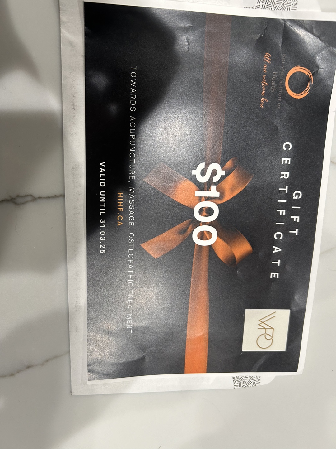 $100 Gift Certificate for massage or acupuncture - photo 3