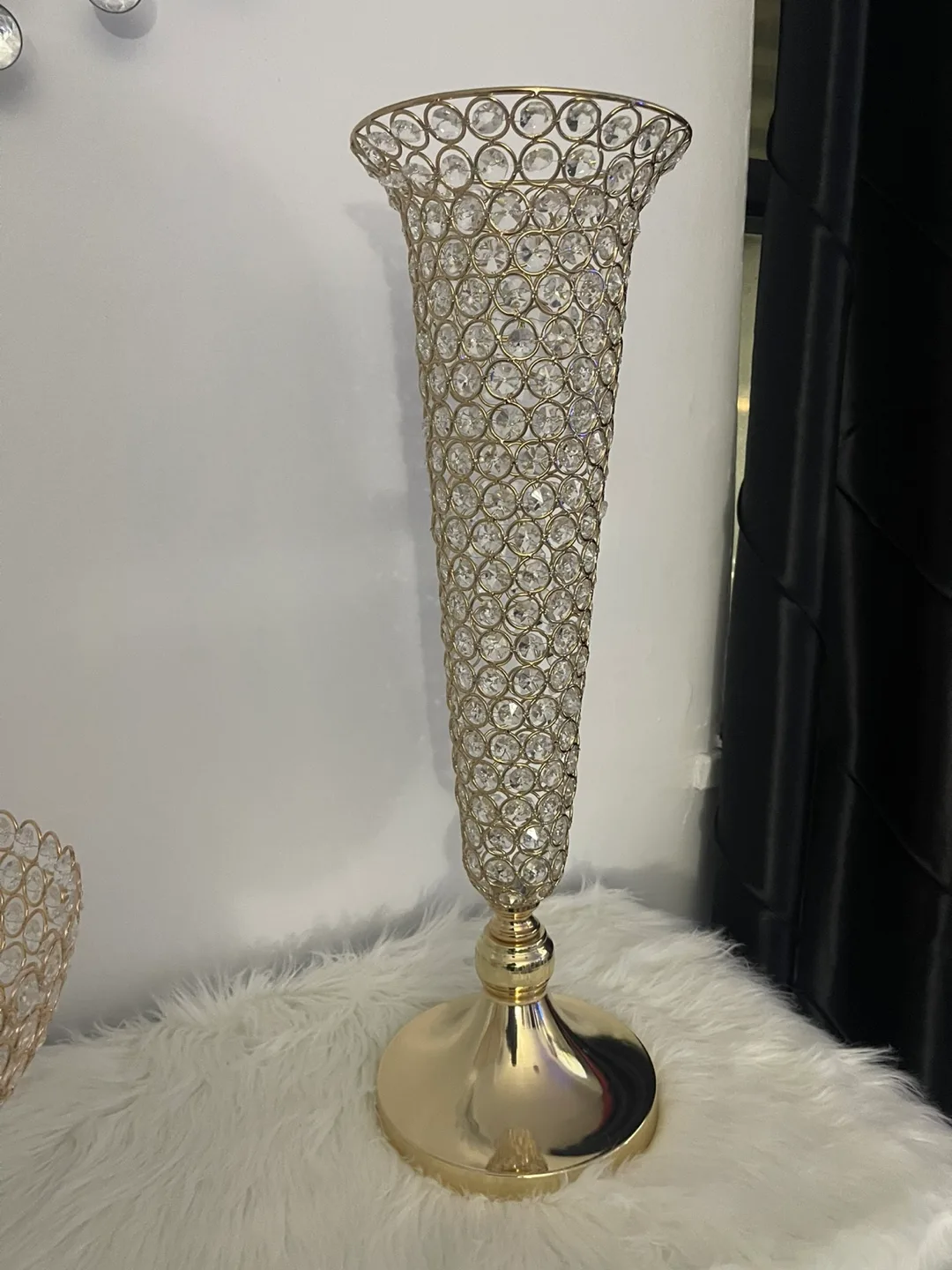 Gold Crystal Beaded Serving Bowl image indicator(4)