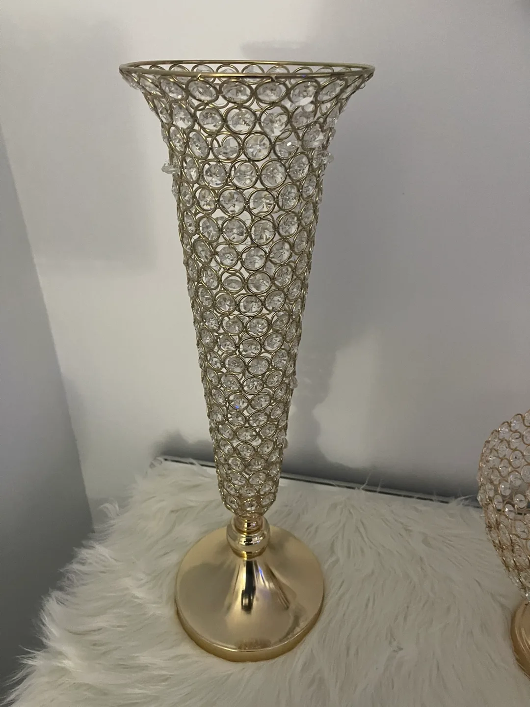 Gold Crystal Beaded Serving Bowl image indicator(7)