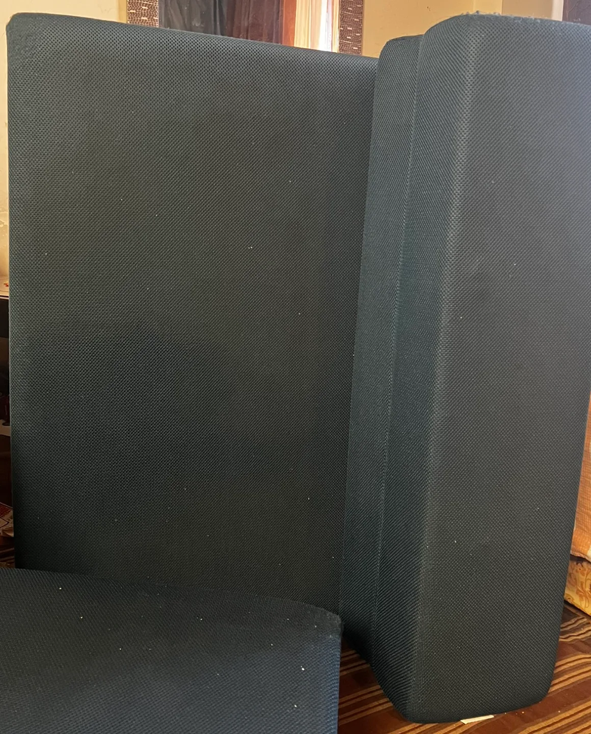 Twins size two Foldable Futon Mattress both of them are $25 image indicator(2)