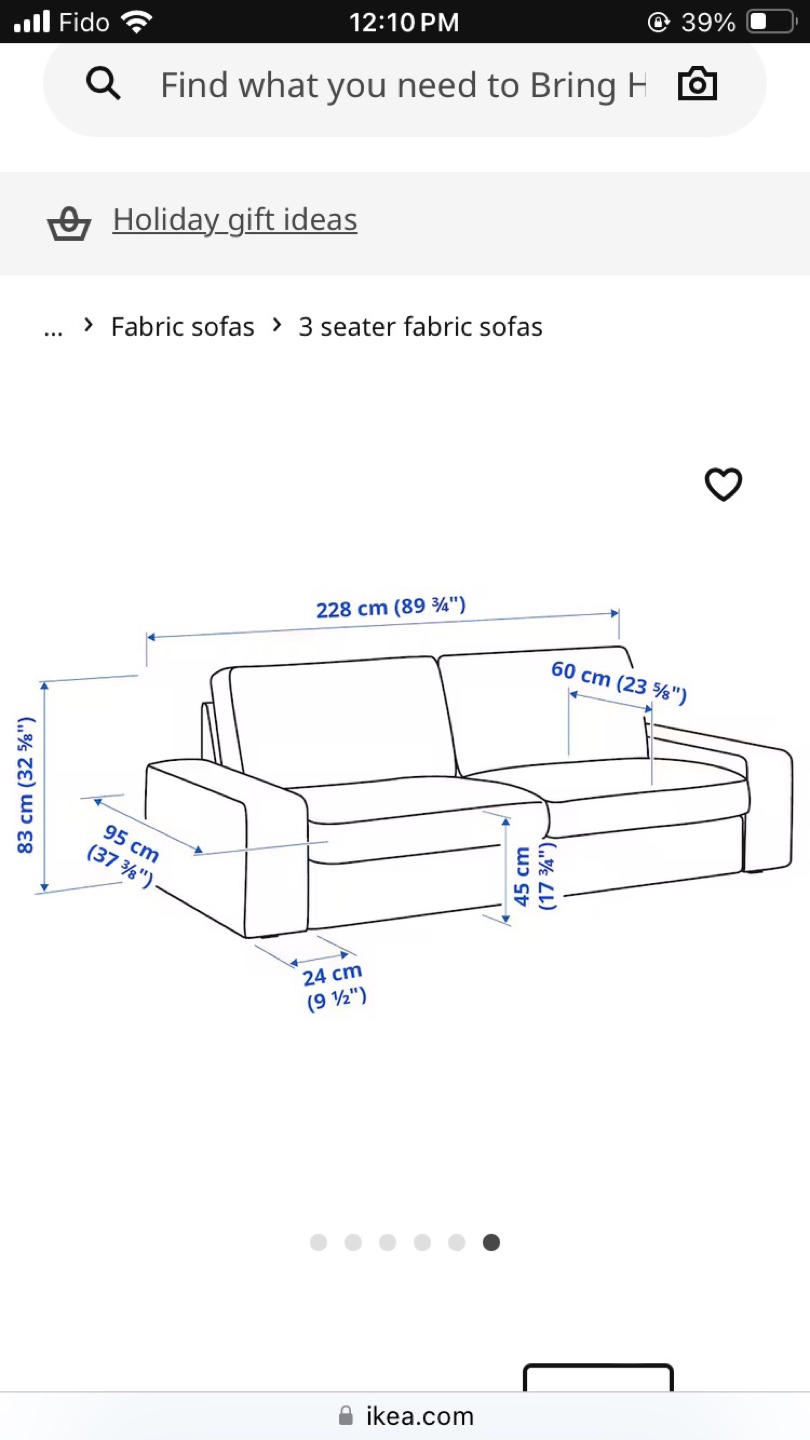 IKEA 3-seater sofa - photo 3
