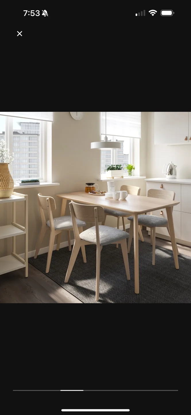 IKEA LISABO DINING TABLE image indicator(4)