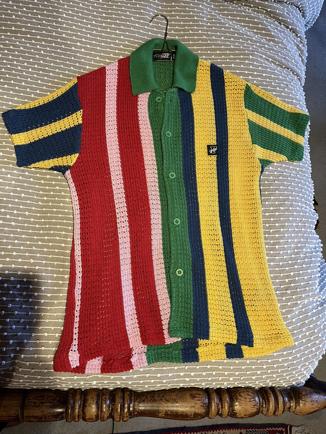 Multicoloured Stripe Knit Shirt - photo 3