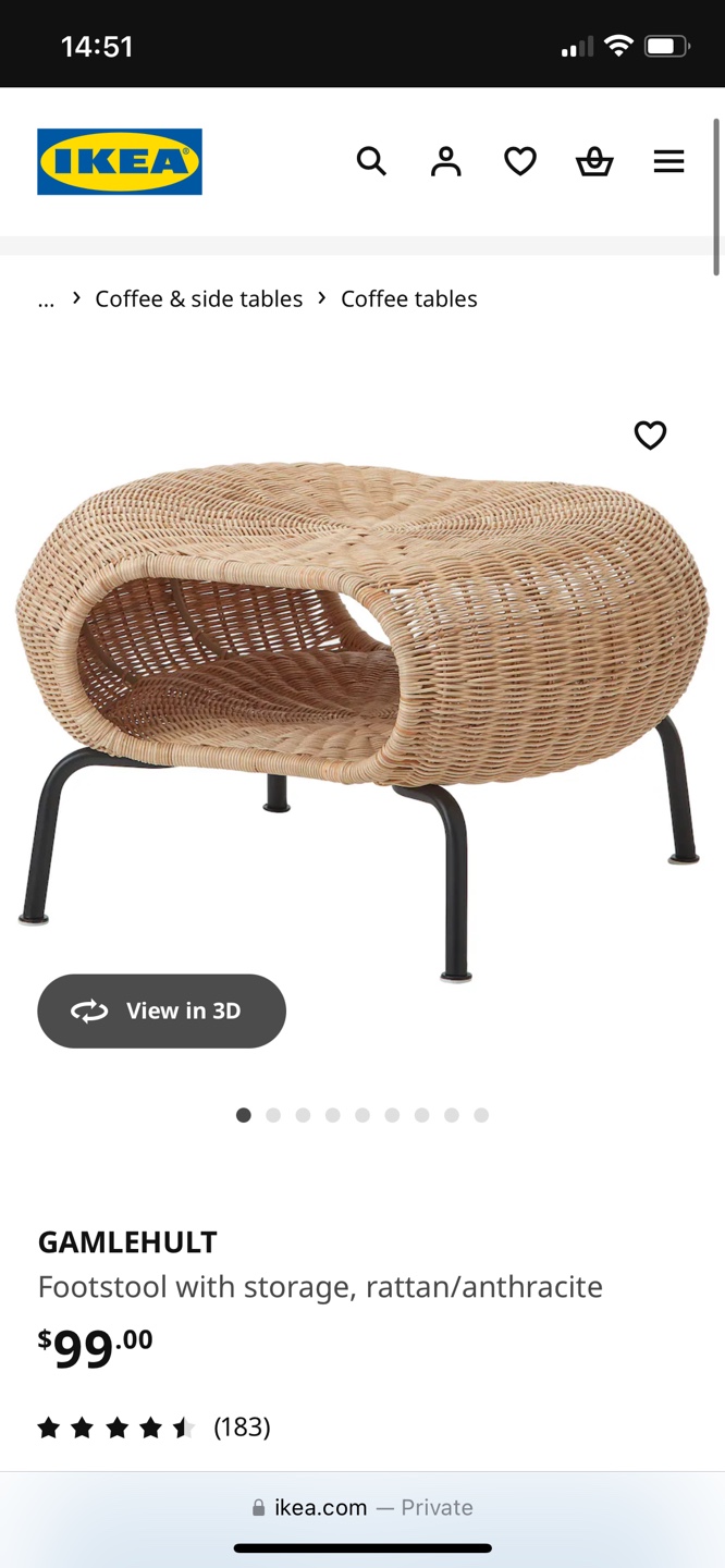 IKEA Footstool - photo 2