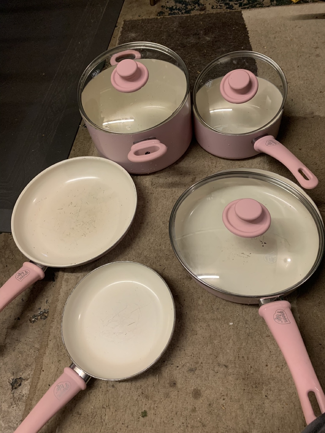 Pink Cookware Set