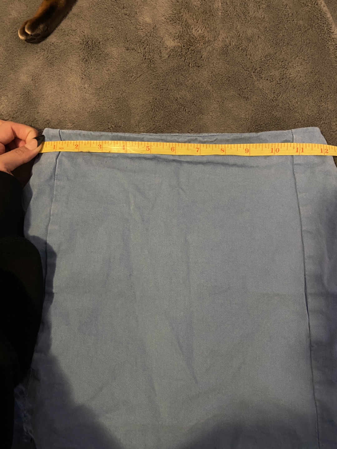 Blue Denim Mini Skirt - photo 2